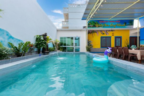Villa hồ bơi - Cách biển Bãi Sau 50m - sân BBQ siêu rộng - 81 Thuỳ Vân